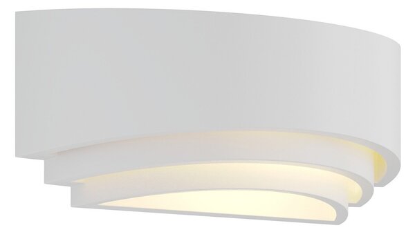 Fali Lámpa Lindby, Lucien, dimmable, Fehér, Hálószoba, Gipsz / Agyag, Modern