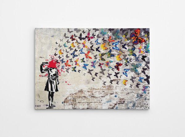 WY51 Banksy vászonkép, 70 x 100 cm