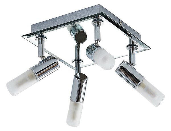 Mennyezeti Lámpa Lindby, Zela, dimmable, Fémes, Fürdőszoba, Fém, Modern