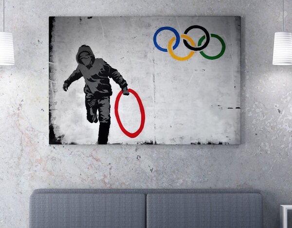 WY118 Banksy vászonkép, 70 x 100 cm