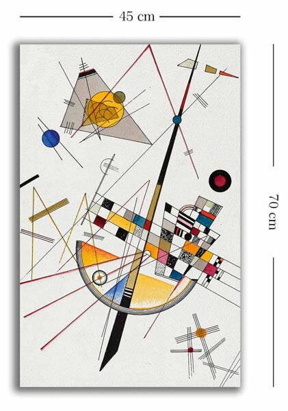 4570KANDINSKY034 Kandinsky vászonkép, 45 x 70 cm