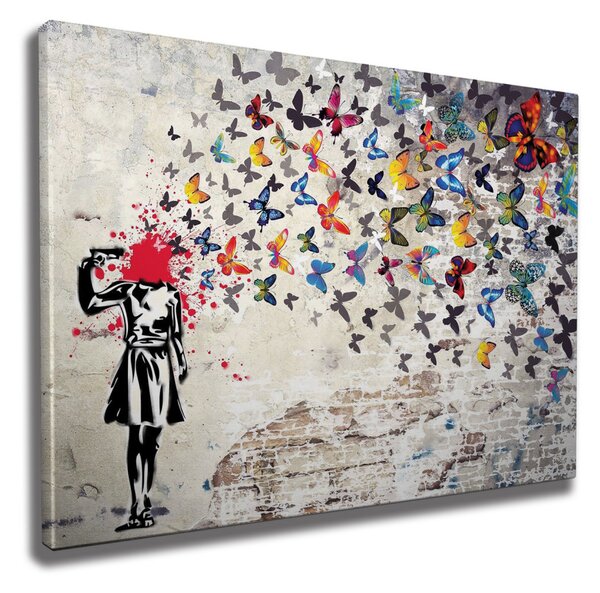 WY51 Banksy vászonkép, 70 x 100 cm