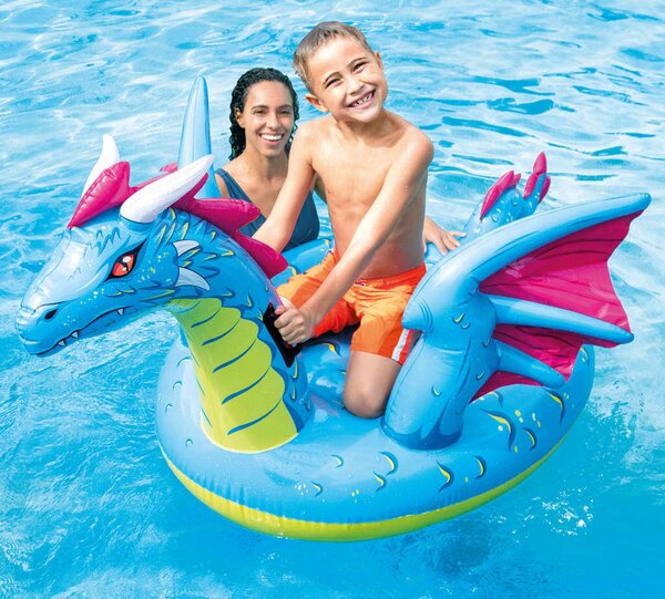 INTEX Sárkány lovaglómatrac 201 x 191 cm