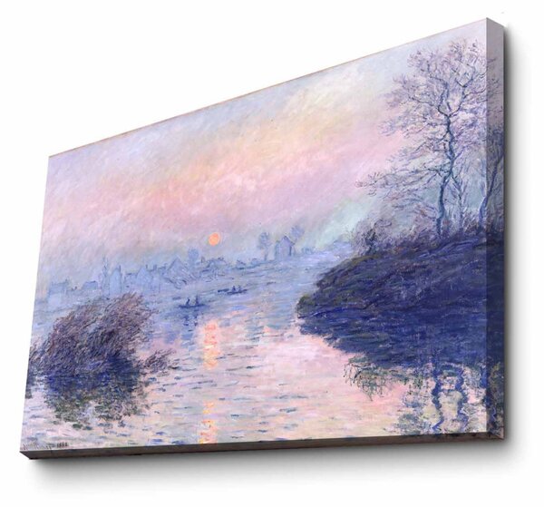 70100FAMOUSART-039 Monet velúr vászonkép, 70 x 100 cm