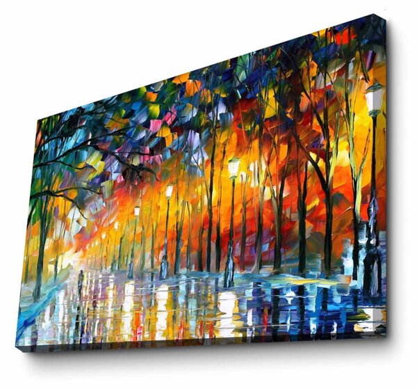70100FAMOUSART-026 Leonid Afremov velúr vászonkép, 70 x 100 cm