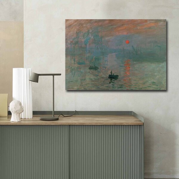 70100FAMOUSART-040 Monet velúr vászonkép, 70 x 100 cm