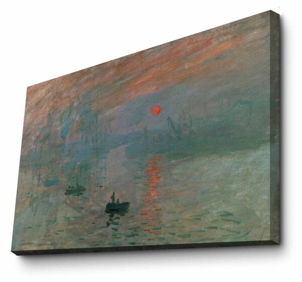 70100FAMOUSART-040 Monet velúr vászonkép, 70 x 100 cm
