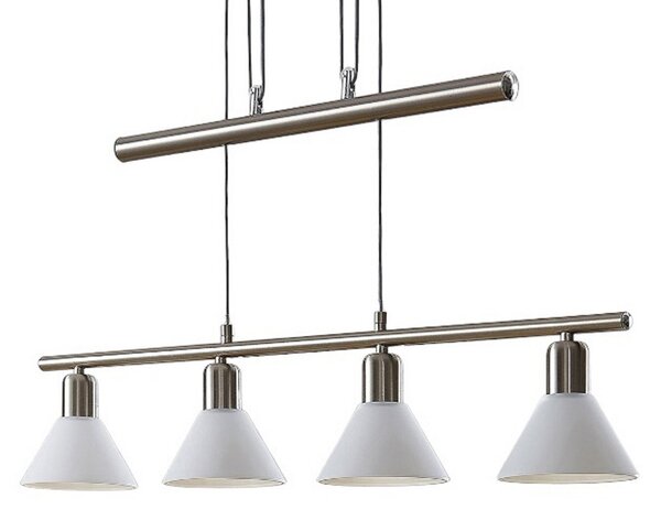 Függőlámpa Lindby, Delira, dimmable, Fémes, Nappali, Fém, Modern