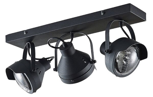 Mennyezeti Lámpa Lindby, Henega, dimmable, Fekete, Nappali, Fém, Indusztriális dizájn