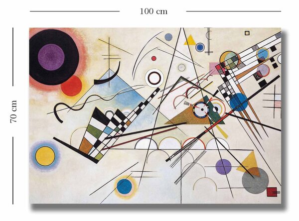 70100KANDINSKY006 Kandinsky vászonkép, 70 x 100 cm