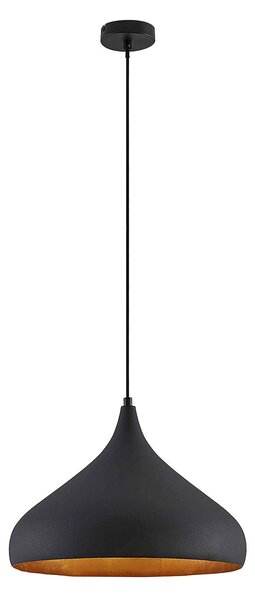 Függőlámpa Arcchio, Lunus, dimmable, Fekete, Nappali, Fém, Modern