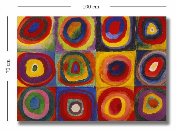 70100KANDINSKY008 Kandinsky vászonkép, 70 x 100 cm