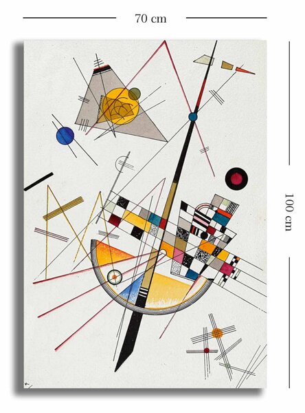 70100KANDINSKY034 Kandinsky vászonkép, 70 x 100 cm
