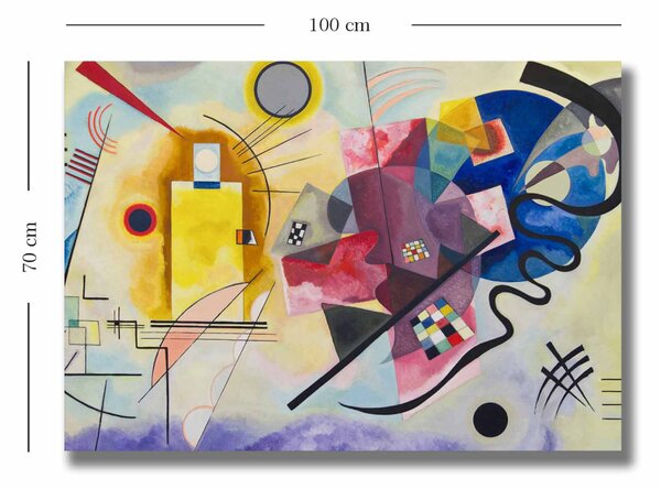 70100KANDINSKY028 Kandinsky vászonkép, 70 x 100 cm
