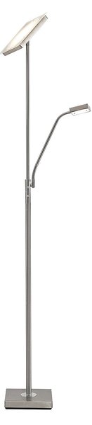 Állólámpa Lindby, Sumani, dimmable, Szürke, Nappali, Fém, Modern