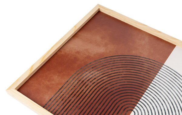 Huhu198 keretezett MDF falikép, 50 x 70 cm, 3 db-os szett