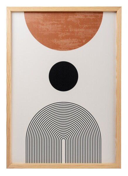 Huhu198 keretezett MDF falikép, 50 x 70 cm, 3 db-os szett