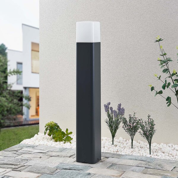 Kültéri Lámpa Lucande, Obuna, dimmable, Fekete, Fém, Modern