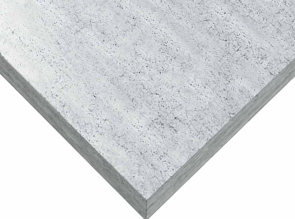 Betonszürke MDF lebegő fali polc 60 x 23,5 x 3,8 cm