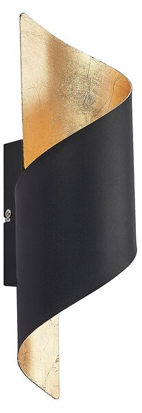 Fali Lámpa Lindby, Desirio, dimmable, Fekete, Nappali, Fém, Modern