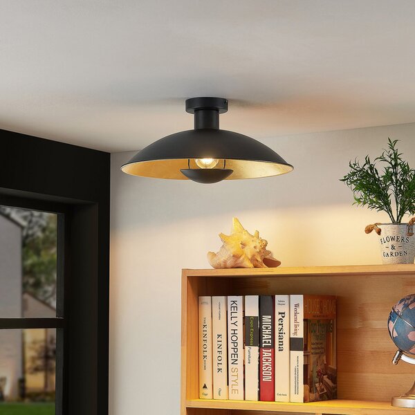 Mennyezeti Lámpa Lindby, Narisara, dimmable, Fekete, Nappali, Fém, Modern