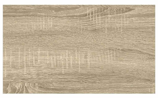 4 db tölgyszínű és fehér MDF lebegő fali polc 40 x 23 x 3,8 cm