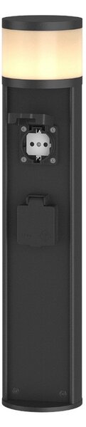 Kültéri Lámpa Lucande, Corban, dimmable, Fekete, Terasz, Alumínium, Modern