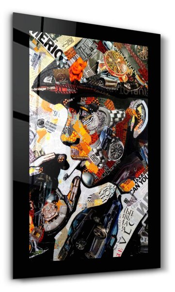 SPR-1135 edzett üvegkép, 46 x 72 cm