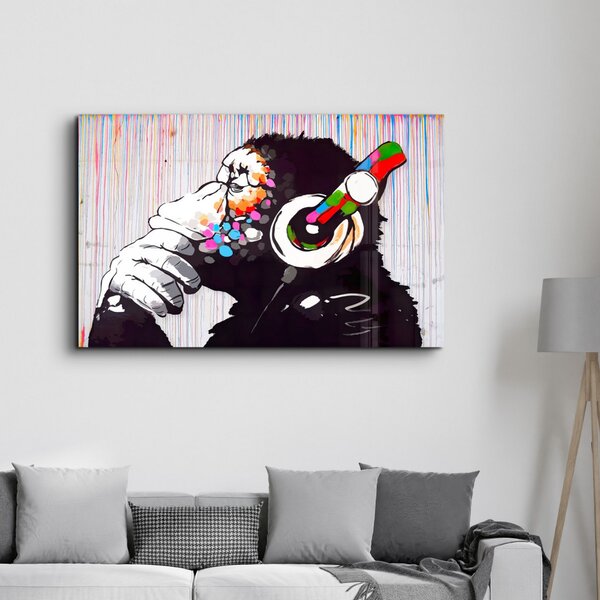 CAM-3091 edzett üvegkép, 46 x 72 cm