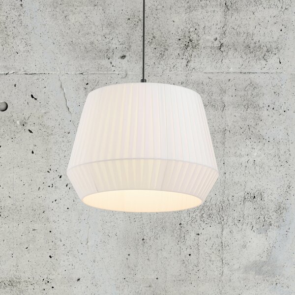 Függőlámpa Nordlux, Dicte, dimmable, Fehér, Nappali, Szövet / Textília, Skandináv