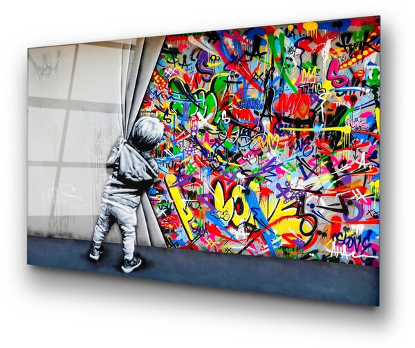 UV-782 edzett üvegkép, 70 x 100 cm
