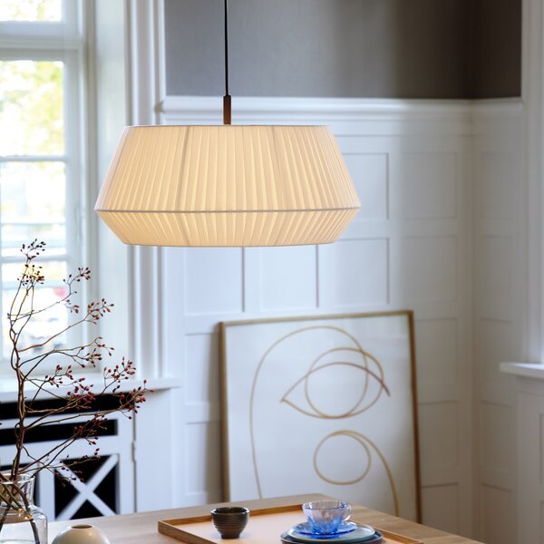 Függőlámpa Nordlux, Dicte, dimmable, Bézs, Nappali, Szövet / Textília, Skandináv