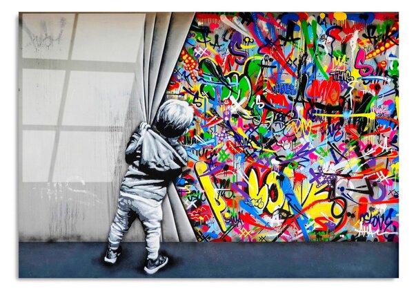 UV-782 edzett üvegkép, 70 x 100 cm