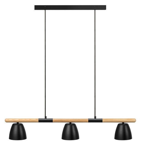 Függőlámpa Nordlux, Theo, dimmable, Fekete, Konyha, Fém, Modern