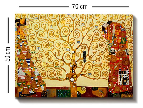 Kanvas Tablo 272 Gustav Klimt vászonkép, 50 x 70 cm