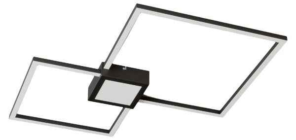 Mennyezeti Lámpa Lindby, Duetto, dimmable, Fekete, Nappali, Fém, Modern