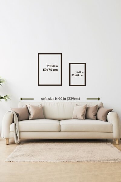 Artsycllct10 keretezett MDF falikép, 6 db-os szett