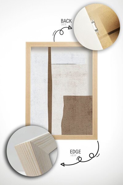 Ersydata2-5070 keretezett MDF falikép, 3 db-os szett