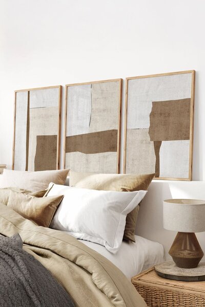 Ersydata2-5070 keretezett MDF falikép, 3 db-os szett