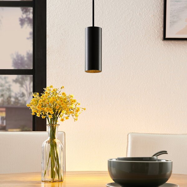Függőlámpa Arcchio, Ejona, dimmable, Fekete, Folyosó, Fém, Modern