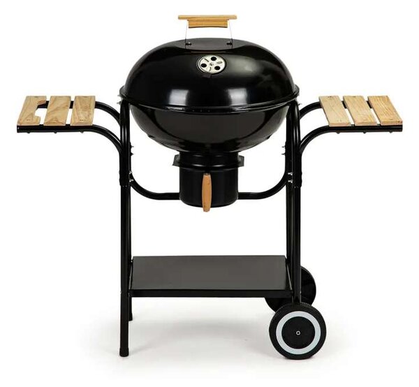 Kerti grill fedéllel és polcokkal