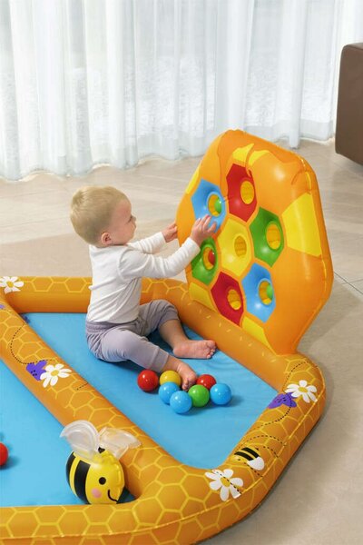 Bestway felfújható méhecskés medence gyerekeknek 127x119x61 cm