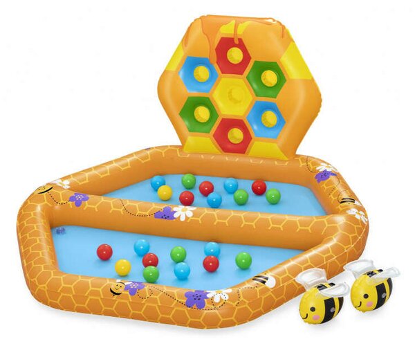 Bestway felfújható méhecskés medence gyerekeknek 127x119x61 cm