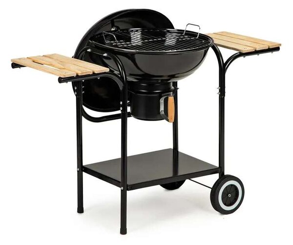 Kerti grill fedéllel és polcokkal