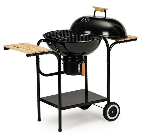 Kerti grill fedéllel és polcokkal