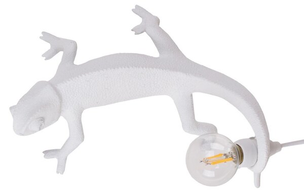 Asztali lámpa SELETTI, Chameleon Lamp Going Up, Fehér, Nappali, Műanyag, Dizájn