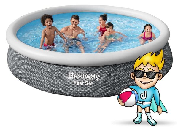 Bestway 57443 Fast Set Kör medence (366 x 76 cm)