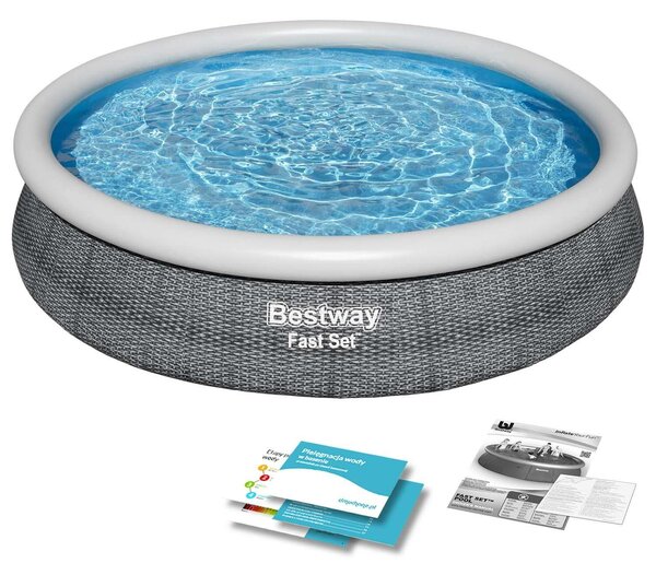 Bestway 57443 Fast Set Kör medence (366 x 76 cm)