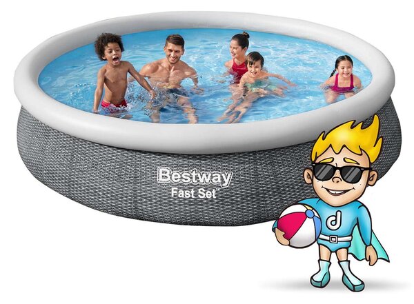 Bestway 57443 Fast Set Kör medence (366 x 76 cm)