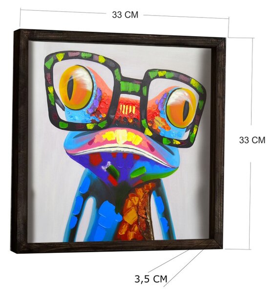 KZM522 keretezett MDF falikép, 33 x 33 cm